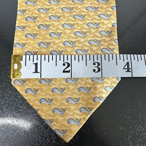 2 FRANGI Men's Designer 100% Silk Neckties One New With Tag Whales Made in Italy - Picture 6 of 7